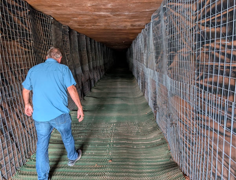 100 Yards of underground ballistics tunneling nested on over 1,300 acres of prime proving grounds.